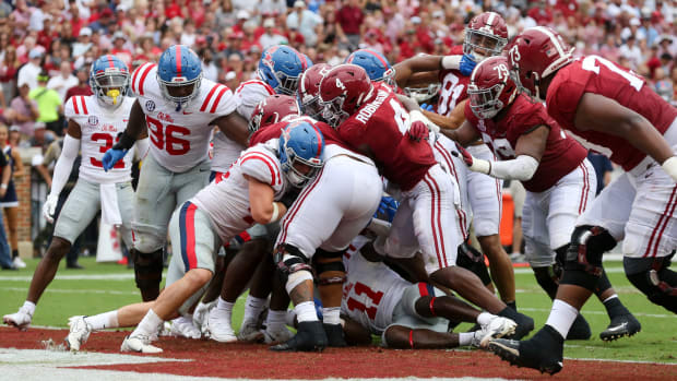 Brian Robinson goal line vs Ole Miss